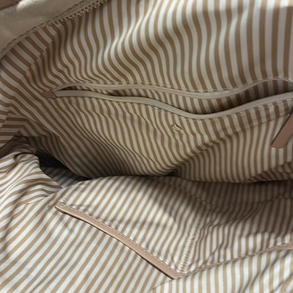 Vintage Kate Spade Eat Cake For Breakfast Canvas and Leather Tote - Picture 5 of 5